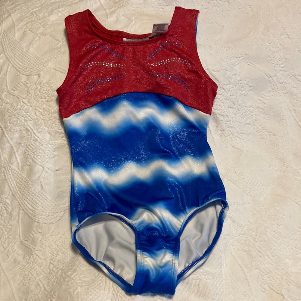 Leotard red white blue